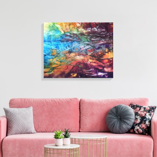 Nat 022 canvas afdruk (Insitu (Woonkamer))