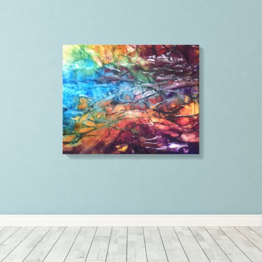 Nat 022 canvas afdruk (Insitu (Houten vloer))