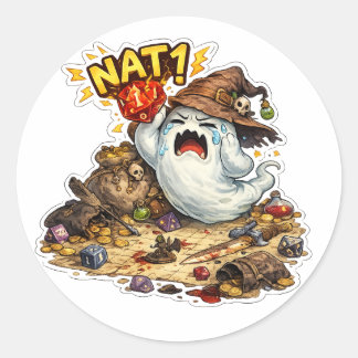 Nat 1 Dobbelsteen Kabouter Sticker | Kritieke Misl