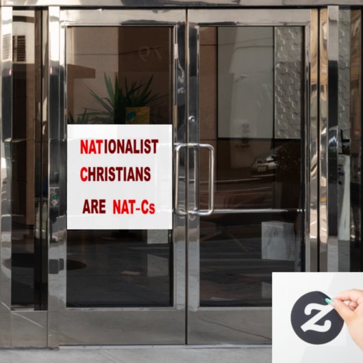 NAT-C RAAMSTICKER (Kantoordeur)