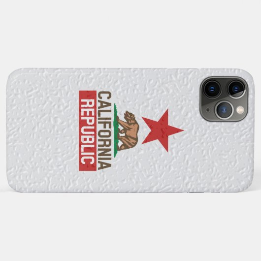Nat California Republic Decor iPhone Case (Achterkant (horizontaal))