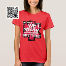 Nat en netelig Raak het niet aan