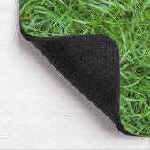 Nat groen gras muismat (Hoek)