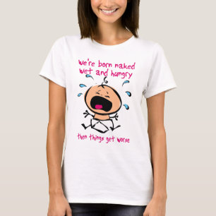 Nat Hongerig Grappig T-shirt