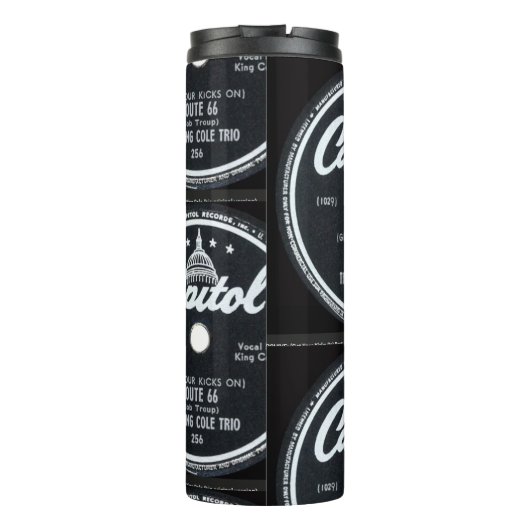 "Nat King Cole-Get your kicks-rt 66-" Thermosbeker (Achterkant)