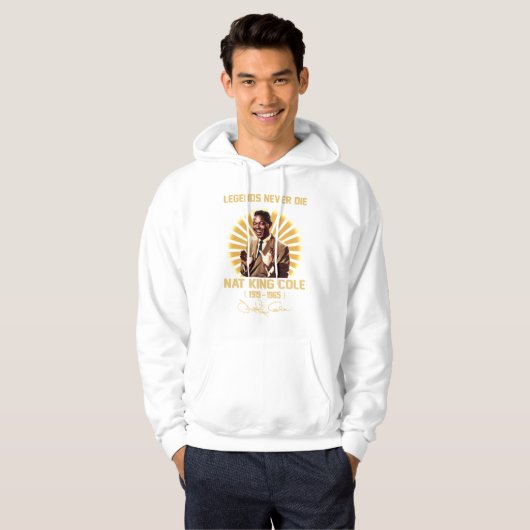 Nat King Cole Hoodie (Voorkant volledig)