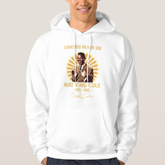 Nat King Cole Hoodie (Voorkant)