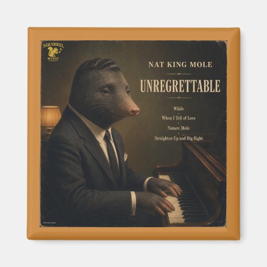 Nat King Mole Album: een Parodie Magneet (Voorkant)