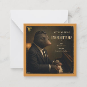 Nat King Mole Album: een Parodie Notitiekaartje