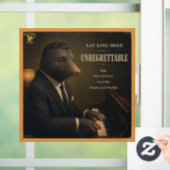 Nat King Mole Album: een Parodie Raamsticker (Huis)