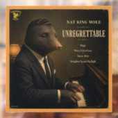 Nat King Mole Album: een Parodie Raamsticker (Vel 2)
