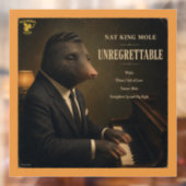 Nat King Mole Album: een Parodie Raamsticker (Vel 2)