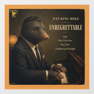Nat King Mole Album: een Parodie Raamsticker