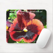 Nat Pansy met Henry Beecher citeert mousepad Muismat (Met muis)