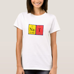 Nat periodiek lijstnaam shirt