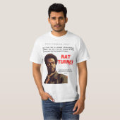 NAT TURNER - Figures in American History T-Shirt (Voorkant volledig)