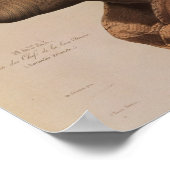 Natai, Maori Chief uit Bream Bay, Nieuw-Zeeland Poster (Hoek)