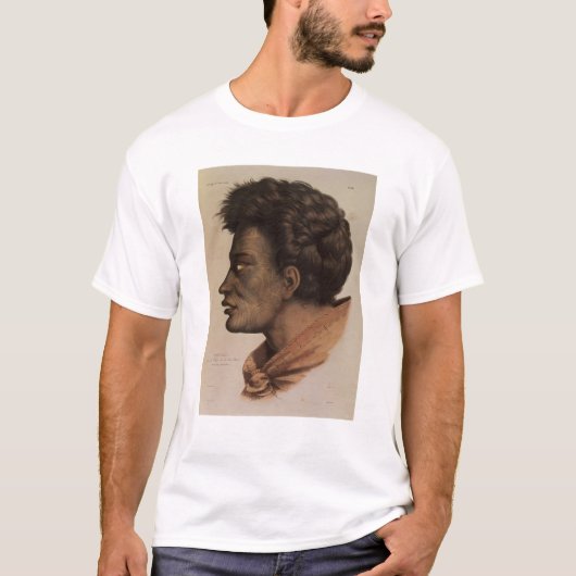 Natai, Maori Chief uit Bream Bay, Nieuw-Zeeland T-shirt (Voorkant)