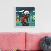 Natal Alien Canvas Afdruk (Insitu (Woonkamer))