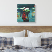 Natal Alien Canvas Afdruk (Insitu (Slaapkamer))