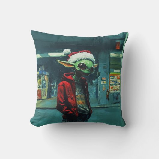 Natal Alien Kussen (Voorkant)