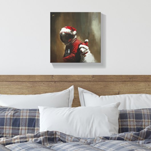 Natal Astronauta Canvas Afdruk (Insitu (Slaapkamer))