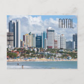 Natal Brazil City Beach Briefkaart (Voorkant)
