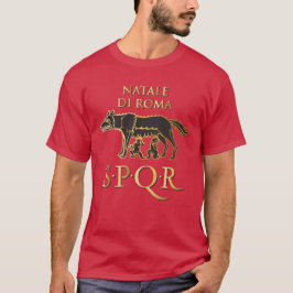 Natale di Roma SPQR T-shirt