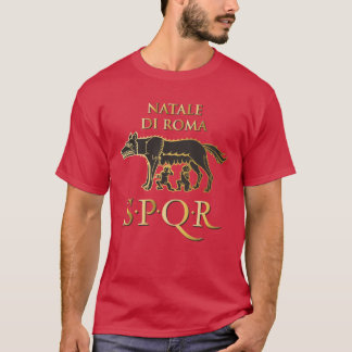 Natale di Roma SPQR T-shirt