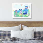 Natali Koromoto Canvas Afdruk (Insitu (Slaapkamer))