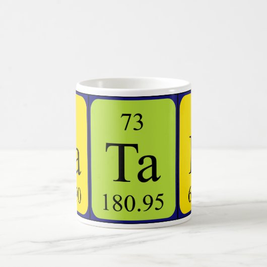 Natali periodieke tabelnaam mok (Center)