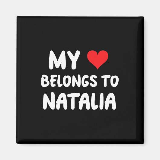 Natalia - Mijn hart is van Natalia - Liefde Magneet (Voorkant)