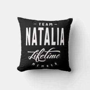 Natalia Persoonlijke naam Birthday Gift Kussen