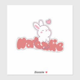 Natalie Bunny Sticker