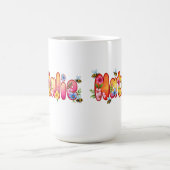 Natalie - Floral and Bee Design Mug Koffiemok (Center)