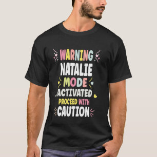 NATALIE Gepersonaliseerd Damescadeau Aangepast NAT T-shirt