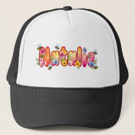 Natalie - gepersonaliseerde hoeden voor haar trucker pet