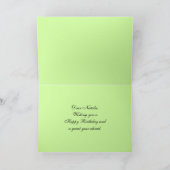 Natalie Happy Birthday Scarlet Roos Kaart (Binnen)