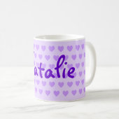Natalie in het Paars Koffiemok (Voorkant rechts)