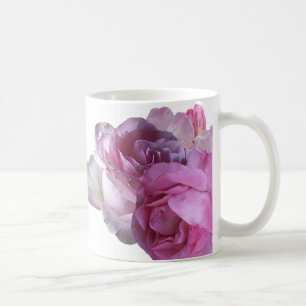 Natalie naam roze rozenbloemen Koffiemok