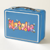 Natalie - Personalized Bee Lunch Box (Achterkant)