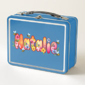 Natalie - Personalized Bee Lunch Box (Voorkant)
