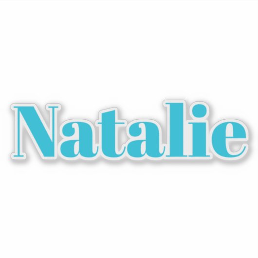 Natalie Sticker (Voorkant)