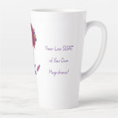 'Natalie' - Verlies nooit het zicht latte Mok (Rechts)