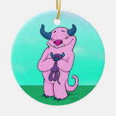 Natalie, versiering keramisch ornament (Voorkant)