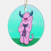 Natalie, versiering keramisch ornament (Links)