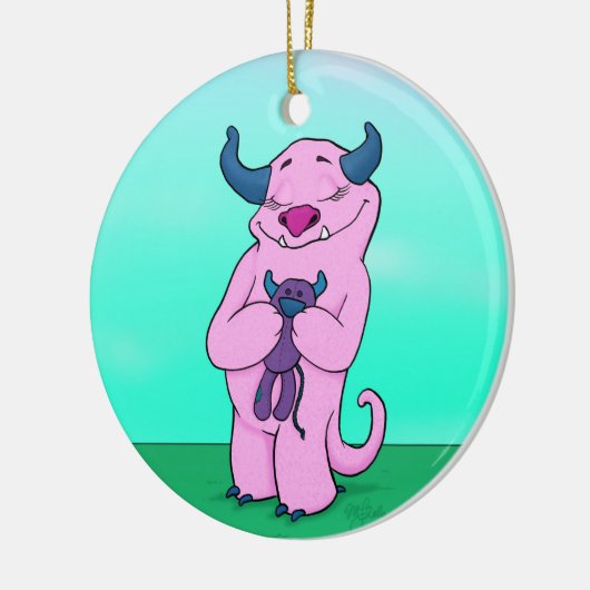 Natalie, versiering keramisch ornament (Links)