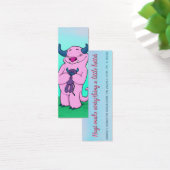 Natalie w/quote, gelukskaart mini visitekaartjes (Bureau)