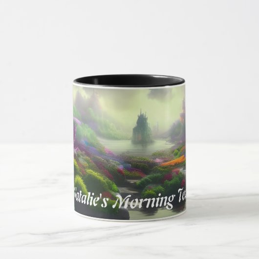 Natalie's Morning Tea Gepersonaliseerd  Mok (Midden)