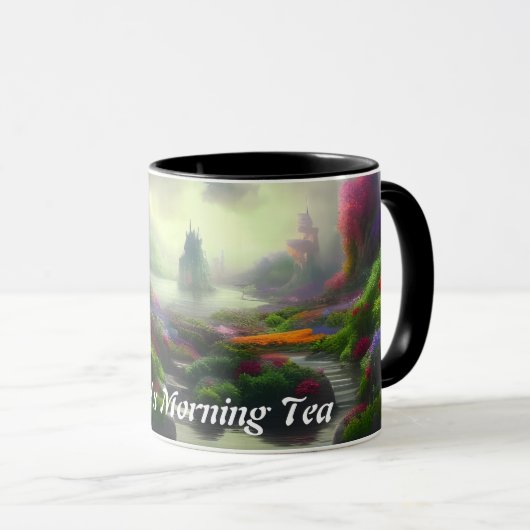 Natalie's Morning Tea Gepersonaliseerd  Mok (Voorkant rechts)